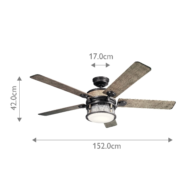 Deckenventilator Ahrendale der Firma Elstead
