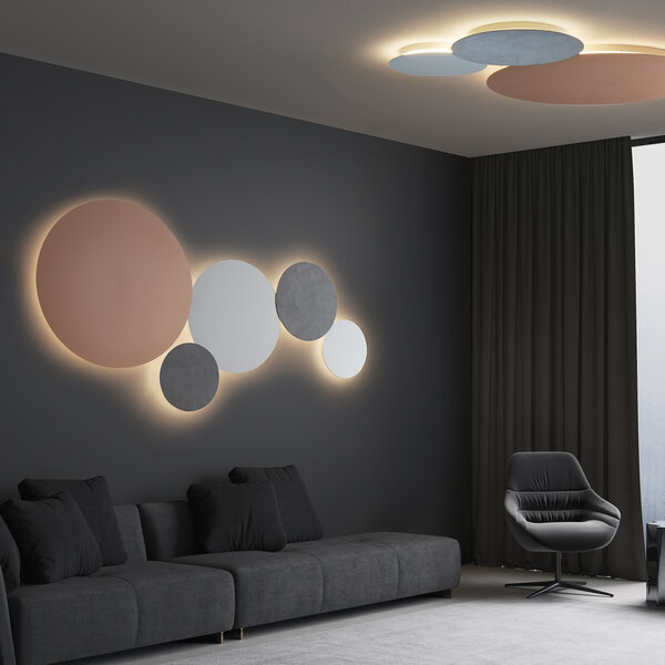 Blade Deckenleuchte-silber matt der Firma Escale Leuchten