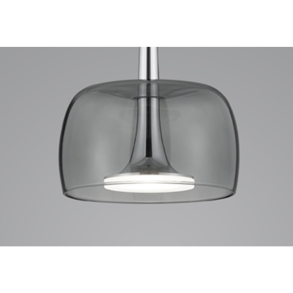 Flute Glas grau der Firma Helestra Leuchten