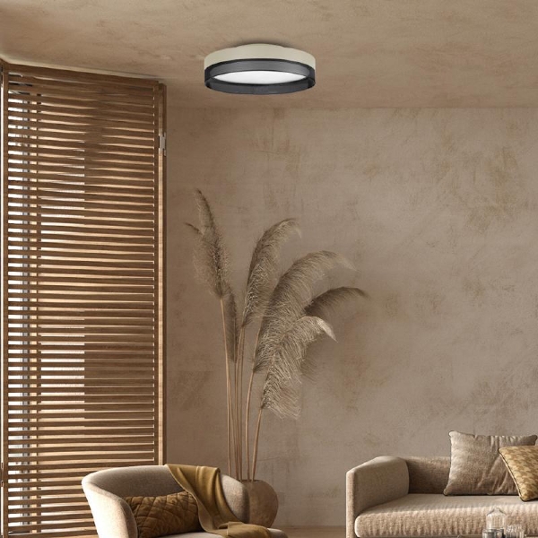 LED-Deckenleuchte MESH der Firma HELL Leuchten