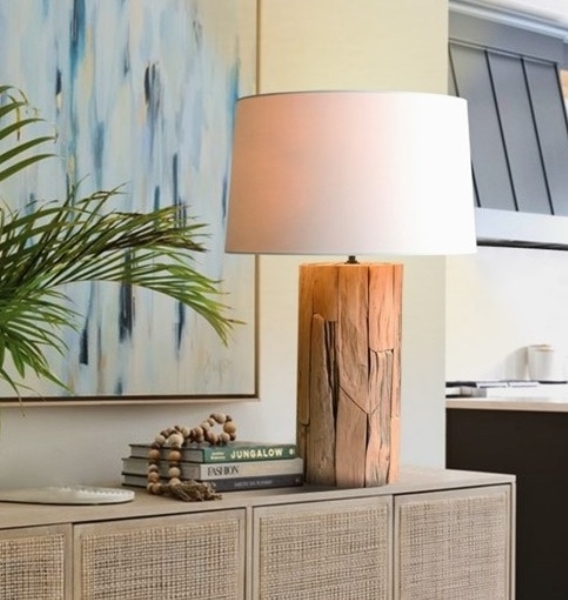 Tischleuchte Wooden Patch der Firma O'THENTIQUE by Asian Design House