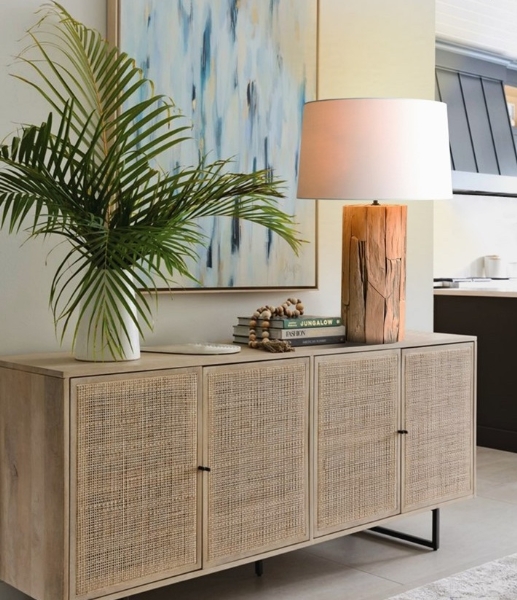 Tischleuchte Wooden Patch der Firma O'THENTIQUE by Asian Design House