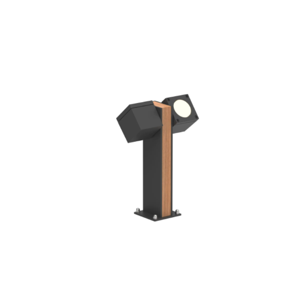 Q-BIC Teak Bodenleuchte der Firma Royal Botania