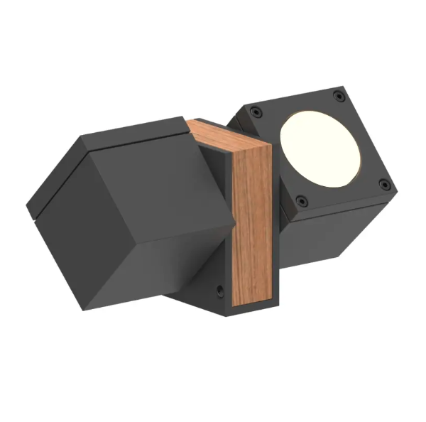 Q-BIC Teak Bodenleuchte der Firma Royal Botania